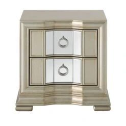 Lucca 2 Drawer Champagne Mirrored Cabinet -Fresh sleep Store lucca 2 drawer champagne mirrored cabinet p81373 163920 zoom