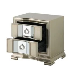 Lucca 2 Drawer Champagne Mirrored Cabinet -Fresh sleep Store lucca 2 drawer champagne mirrored cabinet p81373 163924 zoom