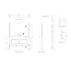 Mahogany Four Poster Antique French Style Bed -Fresh sleep Store mahogany four poster antique french style bed p44098 108833 zoom