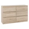 Malvern Sonoma Oak 6 Drawer Chest -Fresh sleep Store malvern sonoma oak 6 drawer chest p76510 123363 zoom