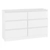 Malvern White 6 Drawer Chest 1 Malvern White 6 Drawer Chest -Fresh sleep Store malvern white 6 drawer chest p76511 123370 zoom