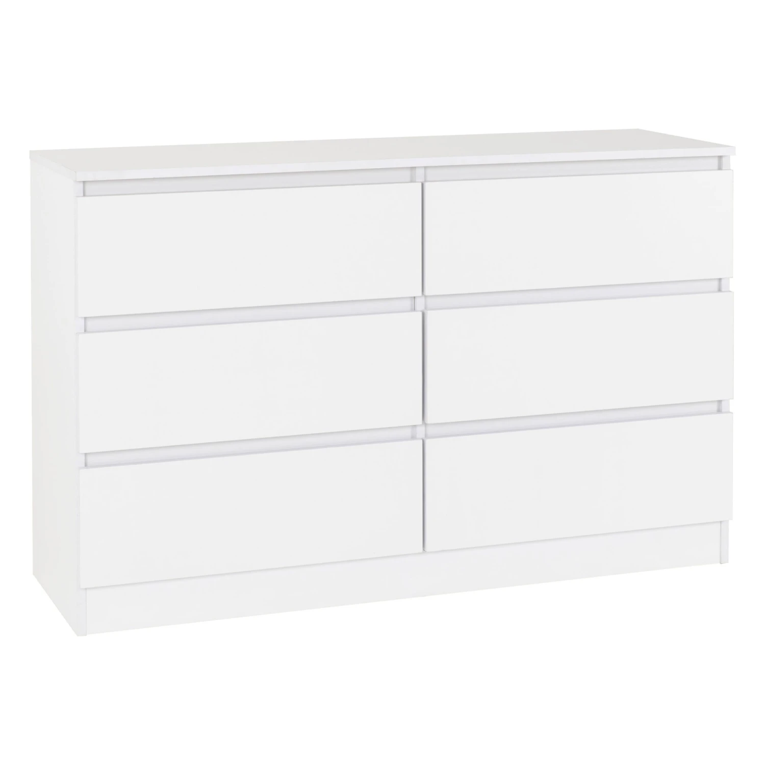 Malvern White 6 Drawer Chest 3 Malvern White 6 Drawer Chest