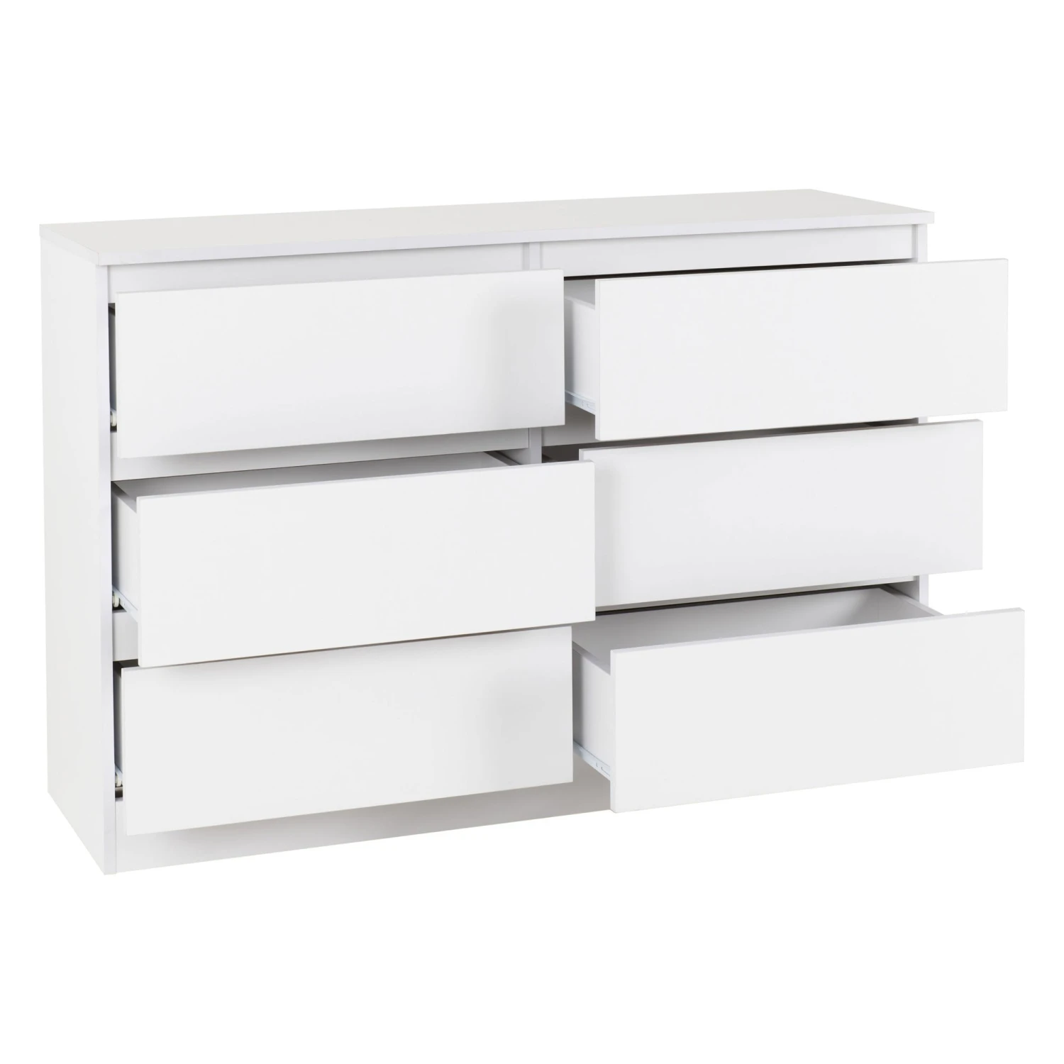 Malvern White 6 Drawer Chest 4 Malvern White 6 Drawer Chest - Image 2