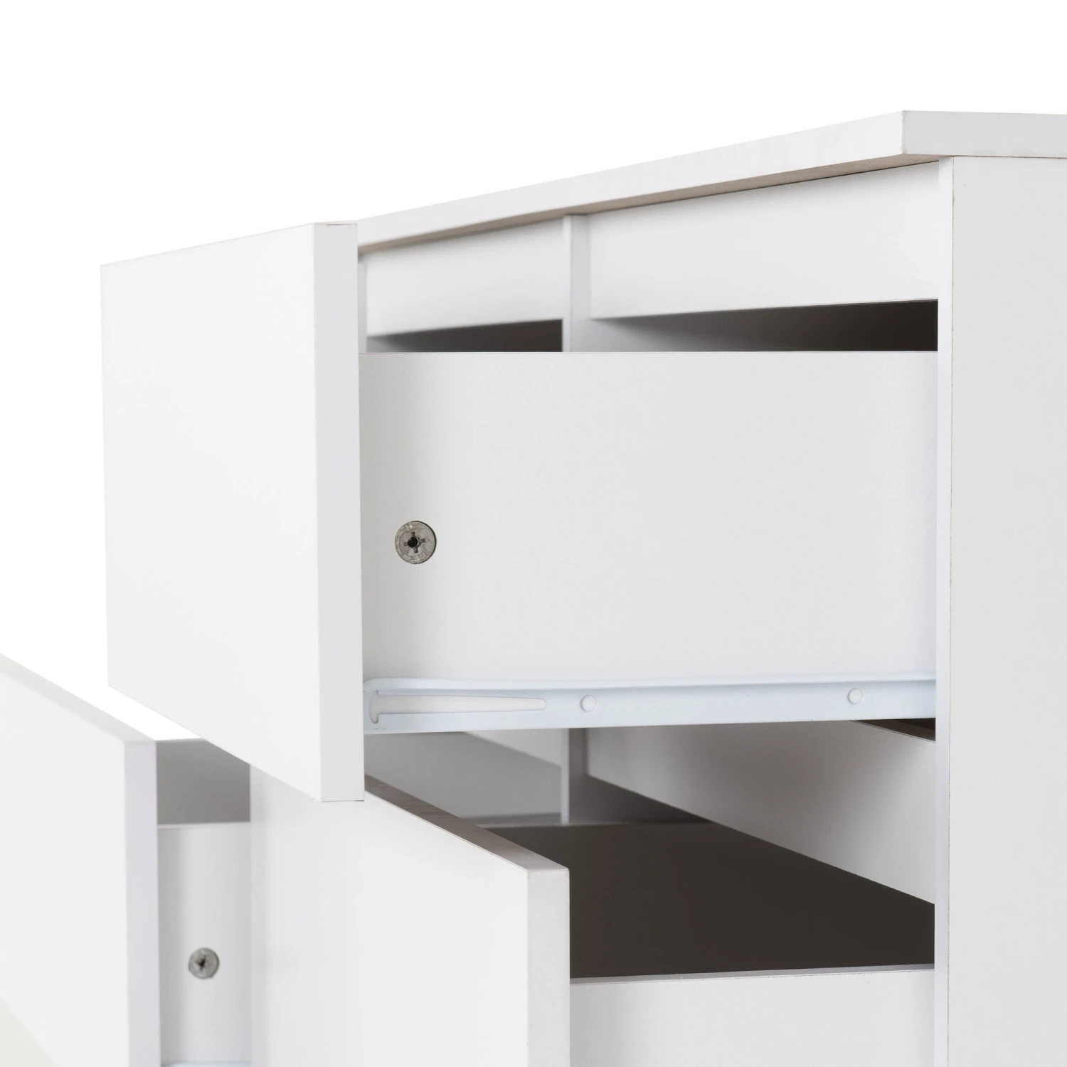 Malvern White 6 Drawer Chest 8 Malvern White 6 Drawer Chest - Image 6