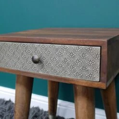 Mango Wood Bedside Cabinet With Drawer -Fresh sleep Store mango wood bedside cabinet with drawer p76916 126231 zoom