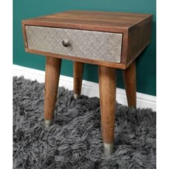 Mango Wood Bedside Cabinet With Drawer -Fresh sleep Store mango wood bedside cabinet with drawer p76916 126232 zoom