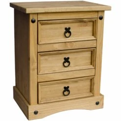 Marton 3 Drawer Bedside