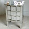 Mirrored Three Drawer Bedside -Fresh sleep Store mirrored three drawer bedside p65015 99369 zoom
