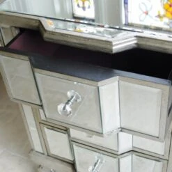 Mirrored Three Drawer Bedside 7 Mirrored Three Drawer Bedside -Fresh sleep Store mirrored three drawer bedside p65015 99371 zoom