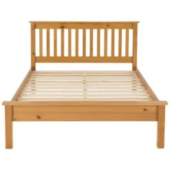 Monaco Antique Pine Low Foot End Bed -Fresh sleep Store monaco antique pine low foot end bed p76406 122620 zoom
