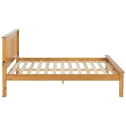Monaco Antique Pine Low Foot End Bed -Fresh sleep Store monaco antique pine low foot end bed p76406 122621 zoom