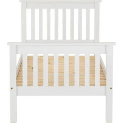 Monaco White High Foot End Bed -Fresh sleep Store monaco white high foot end bed p69517 119310 zoom