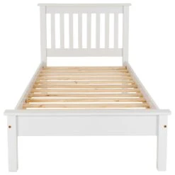 Monaco White Low Foot End Bed -Fresh sleep Store monaco white low foot end bed p80345 157649 zoom