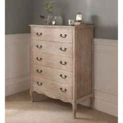 Montpellier Blanc 5 Drawer Chest
