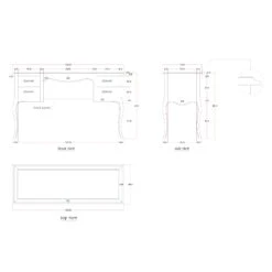 Montpellier Blanc Dressing Table -Fresh sleep Store montpellier blanc dressing table p31377 108858 zoom