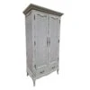 Montpellier Blanc Grey 2 Door Wardrobe