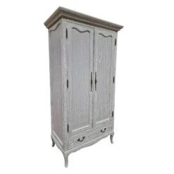 Montpellier Blanc Grey 2 Door Wardrobe