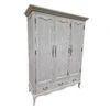 Montpellier Blanc Grey 3 Door Wardrobe -Fresh sleep Store montpellier blanc grey 3 door wardrobe p84948 181110 zoom