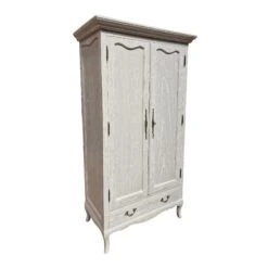 Montpellier Blanc Sage Green 2 Door Wardrobe