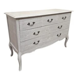 Montpellier Blanc Sage Green 7 Drawer Chest