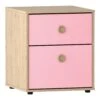 Neptune Pink & Oak 2 Drawer Bedside Table 2 Neptune Pink & Oak 2 Drawer Bedside Table -Fresh sleep Store neptune pink oak 2 drawer bedside table p79154 137422 zoom