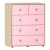 Neptune Pink & Oak 5 Drawer Chest -Fresh sleep Store neptune pink oak 5 drawer chest p79159 137427 zoom