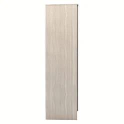 Nevada Grey Gloss/Light Oak Effect Veneer Vanity 1 Door Wardrobe -Fresh sleep Store nevada grey gloss light oak effect veneer vanity 1 door wardrobe p80443 158099 zoom