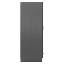 Nevada Mirrored 3D Effect Grey 2 Door 1 Drawer Wardrobe -Fresh sleep Store nevada mirrored 3d effect grey 2 door 1 drawer wardrobe p76709 124424 zoom