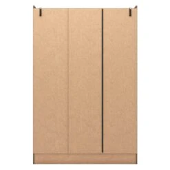 Nevada Rustic Oak 3 Door 2 Drawer Mirrored Wardrobe -Fresh sleep Store nevada rustic oak 3 door 2 drawer mirrored wardrobe p76453 122896 zoom