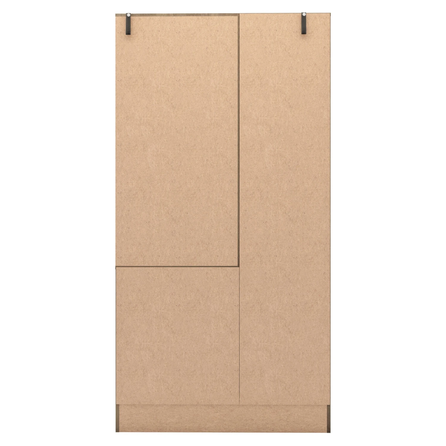 Nevada Rustic Oak Effect Mirrored Open Shelf Wardrobe 9 Nevada Rustic Oak Effect Mirrored Open Shelf Wardrobe - Image 7