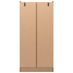 Nevada Rustic Oak Mirrored 2 Door 1 Drawer Wardrobe -Fresh sleep Store nevada rustic oak mirrored 2 door 1 drawer wardrobe p76712 124442 zoom