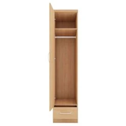 Nevada Sonoma Oak Effect 1 Door 1 Drawer Wardrobe -Fresh sleep Store nevada sonoma oak effect 1 door 1 drawer wardrobe p80332 157538 zoom