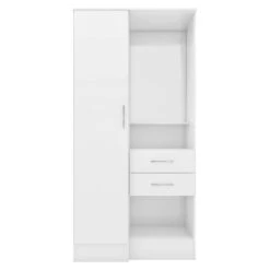 Fresh sleep Store -Fresh sleep Store nevada white gloss vanity 1 door wardrobe p80321 157475 zoom