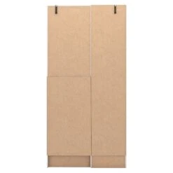 Nevada White Gloss Vanity 1 Door Wardrobe -Fresh sleep Store nevada white gloss vanity 1 door wardrobe p80321 157479 zoom