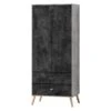 Nordic 2 Door 2 Drawer Wardrobe -Fresh sleep Store nordic 2 door 2 drawer wardrobe p76582 124049 zoom