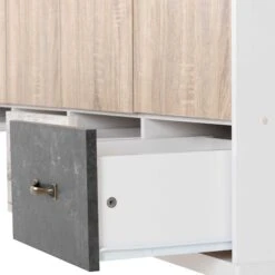 Nordic 4 Door 4 Drawer Wardrobe -Fresh sleep Store nordic 4 door 4 drawer wardrobe p76571 123989 zoom