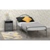 Nova Silver Metal Bed -Fresh sleep Store nova silver metal bed p69858 119289 zoom