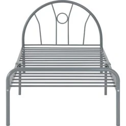 Nova Silver Metal Bed -Fresh sleep Store nova silver metal bed p69858 119292 zoom