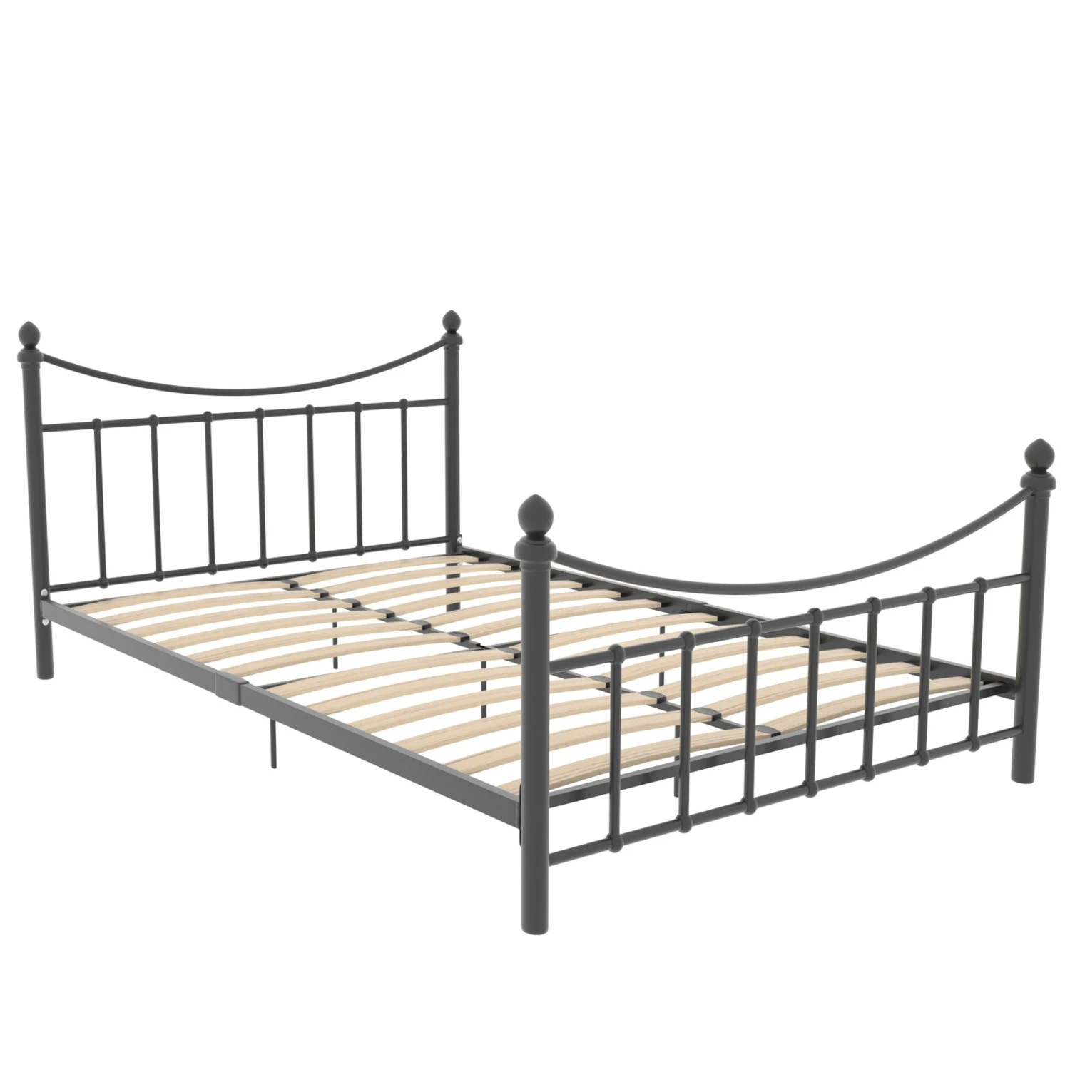 Paris Black Metal Bed 3 Paris Black Metal Bed