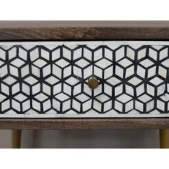 Patterned 1 Drawer Bedside Cabinet -Fresh sleep Store patterned 1 drawer bedside cabinet p83804 173915 zoom