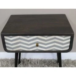 Patterned Bone Inlay Bedside Cabinet 14 Patterned Bone Inlay Bedside Cabinet -Fresh sleep Store patterned bone inlay bedside cabinet p83691 173363 zoom
