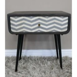 Patterned Bone Inlay Bedside Cabinet 15 Patterned Bone Inlay Bedside Cabinet -Fresh sleep Store patterned bone inlay bedside cabinet p83691 173364 zoom