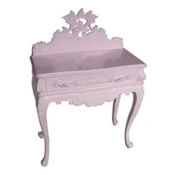 Pink Antique French Style Night Stand