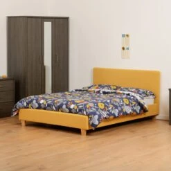 Prado Mustard Fabric Bed -Fresh sleep Store prado mustard fabric bed p76554 136017 zoom