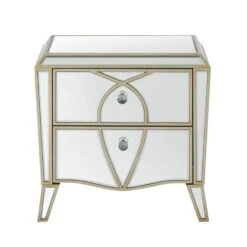 Pristina 2 Drawer Mirrored Cabinet -Fresh sleep Store pristina 2 drawer mirrored cabinet p81374 163869 zoom
