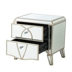 Pristina 2 Drawer Mirrored Cabinet -Fresh sleep Store pristina 2 drawer mirrored cabinet p81374 163873 zoom