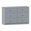 Riano 6 Drawer Grey Chest -Fresh sleep Store riano 6 drawer grey chest p79375 137929 zoom
