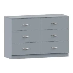 Riano 6 Drawer Grey Chest