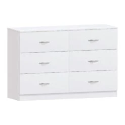 Riano 6 Drawer White Chest -Fresh sleep Store riano 6 drawer white chest p79372 146058 zoom