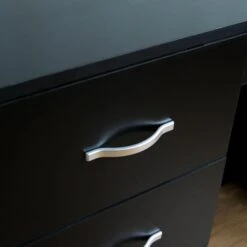 Riano Black 2 Drawer Chest -Fresh sleep Store riano black 2 drawer chest p54050 145718 zoom